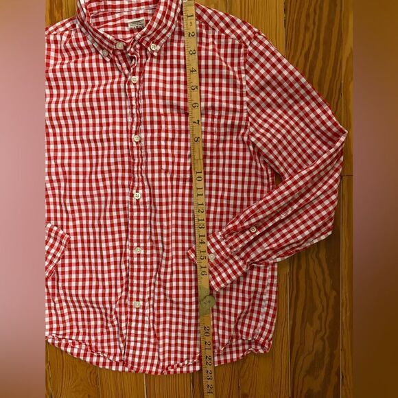 Crewcuts Red Gingham Button-down Shirt - Picture 7 of 9